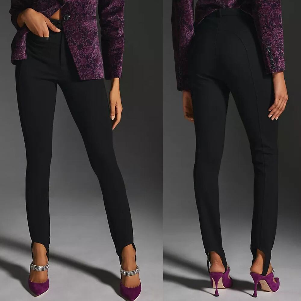 Maeve Black Stirrup Pants
